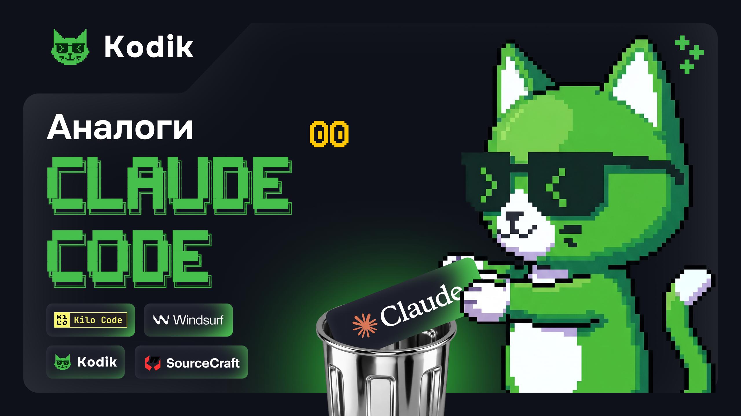 Аналоги Claude Code в 2026 году: 10 альтернатив для разработки
